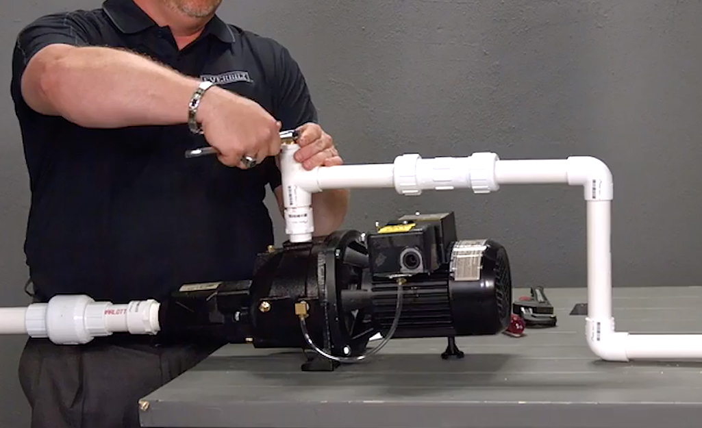 Water pump installation in London